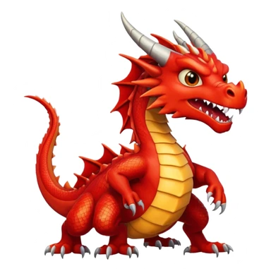 🐉+🔴. Más claro sticker