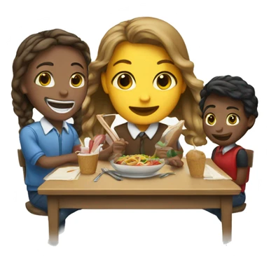 school+dinner+? sticker