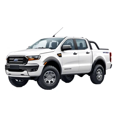 Ford Ranger - Ford (Model Year: 2024) (Iconic colour: White) sticker