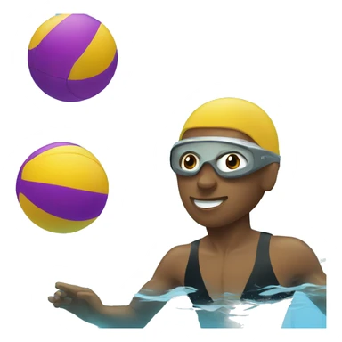 swimmer swimming sticker