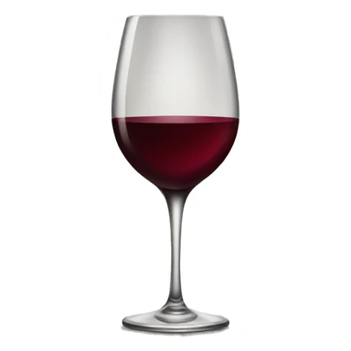 elegant wine glass sticker