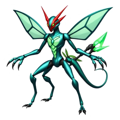 Scizor-Deoxys-Scyther-Darkrai-Fusion sticker