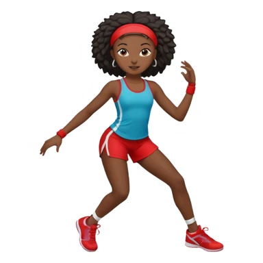 BLACK GIRL DANCING SPORT GEAR sticker