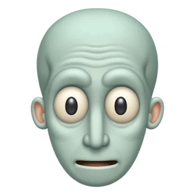 Squidward sticker