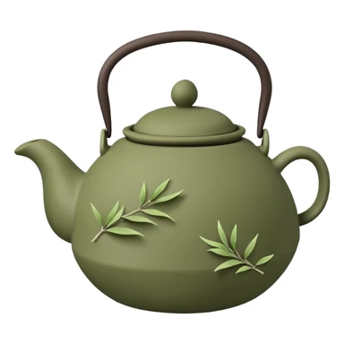 sencha. Kyusu, gong fu, 横手急須 sticker