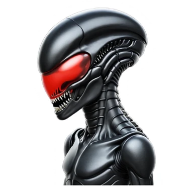 alien from the alien movie sticker