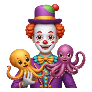 🐙🤡 sticker