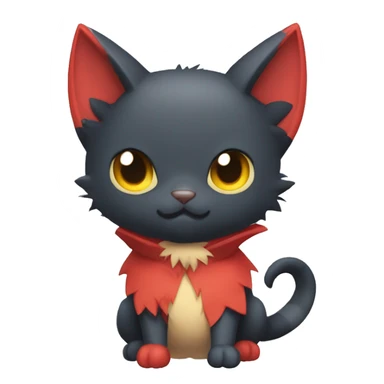 Litten-Quilava-Bat-Cat full body sticker