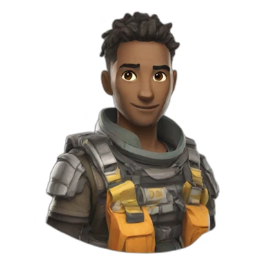Gibraltar from apex legends sticker