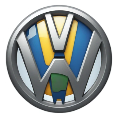 Volkswagen logo sticker