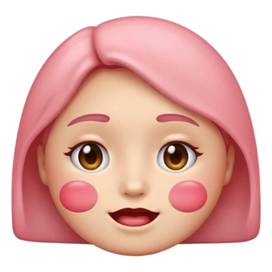 Make a blushed cheeks emoji  sticker