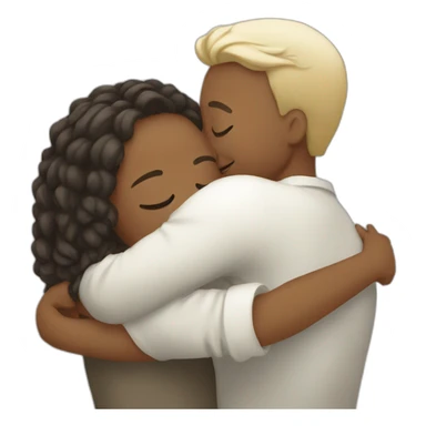hug white people sticker