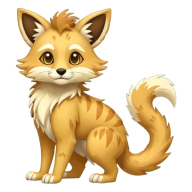 Furry vernid-creature, a "Vernid", open species by artist "LiLaiRa", fursona (full body) sticker