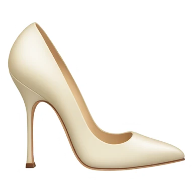 Cream Heels Manolo blahnik  sticker