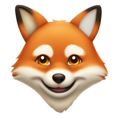 Very Chubby Fox face sticker