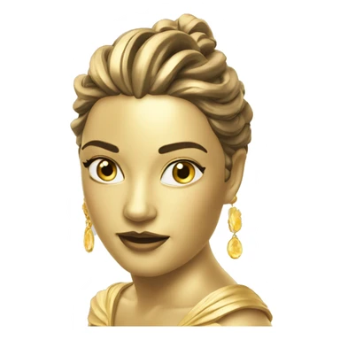 golden nymphe from TV Festival of Monte-Carlo sticker