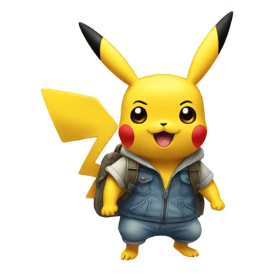 Pikachu-Pokémon sticker