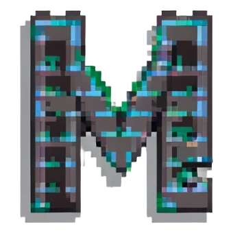 letter M sticker