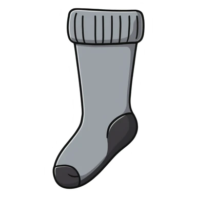 Smelly Black Sock sticker