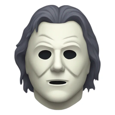 michael-myers-mask sticker