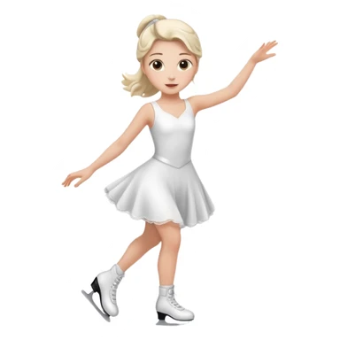 Girl figure Skating  sticker