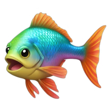 Gay fish sticker