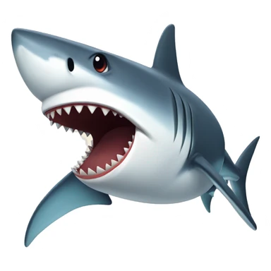 shark with sick sticker