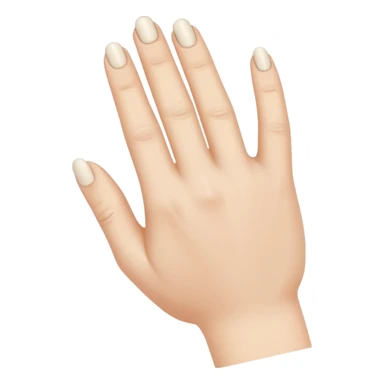 Hand with the ring finger down sticker