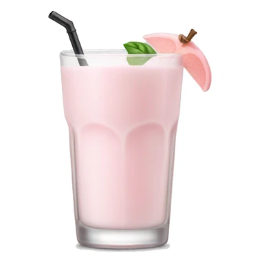 Light pink milk cocktail  sticker