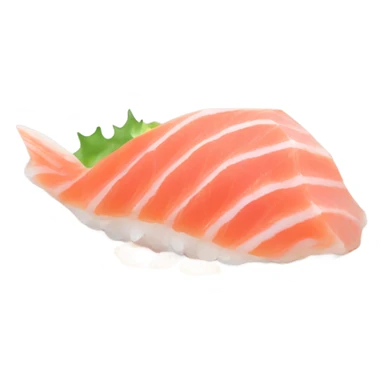 A chic single serving of otoro sashimi sticker