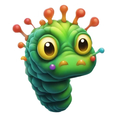 One psychedelic carterpillar detached from reality  sticker