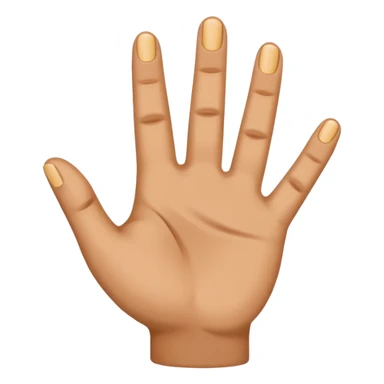 U shape fingers emoji create  sticker