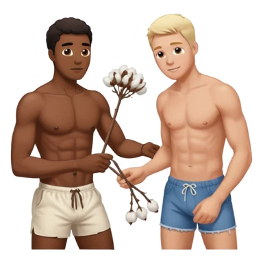 slave getting whipped by owner while picking cotton sticker