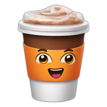 Dunkin Donuts hot Coffee sticker