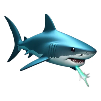 sharks with lasers sticker
