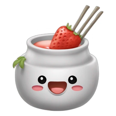 Fondue dans son amour sticker