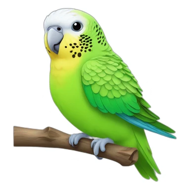 budgies parrot  sticker