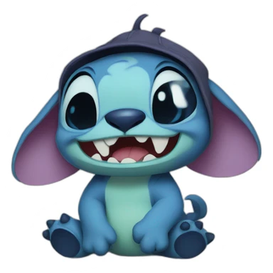Stitch Disney Halloween sticker