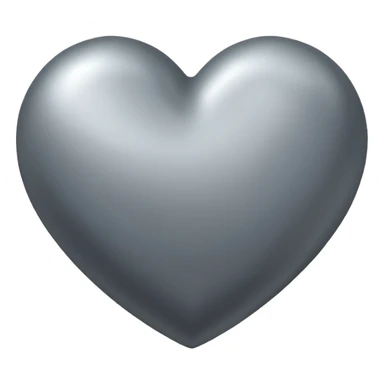 Corazon gris sticker