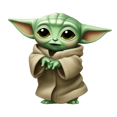 Baby yoda dancing sticker