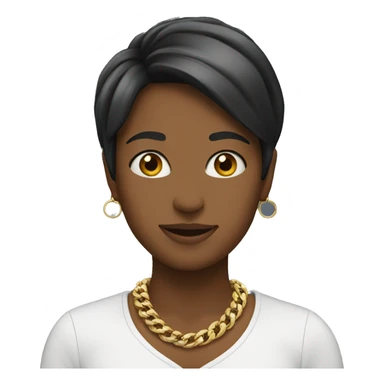 That the necklace says LONDON sticker