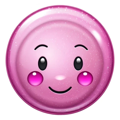 Pink glittery yoyo  sticker