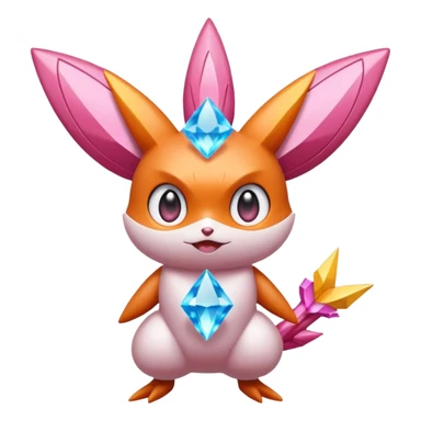 Carbink-Victini-Diancie-fusion sticker