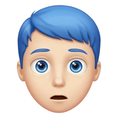 boy surprise face sticker