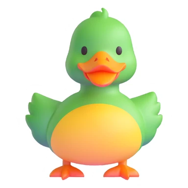 cute duck sticker