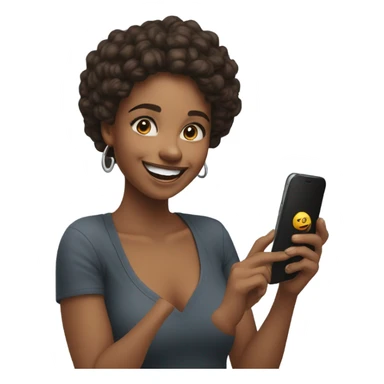 UGC content girl sticker