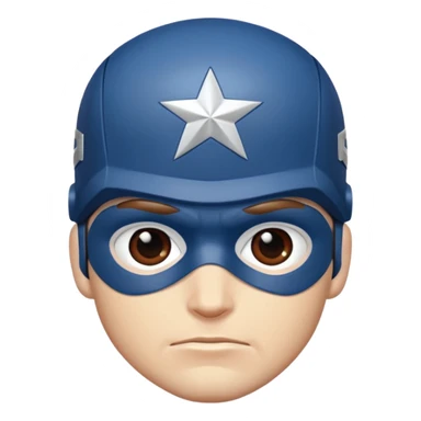 captain america head shot sticker