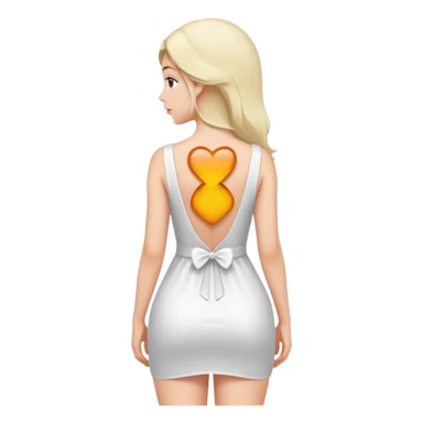 a girl with her ass exposed sticker