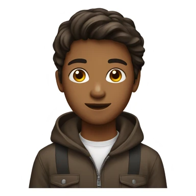 Adolescente de 17 ans brune sticker