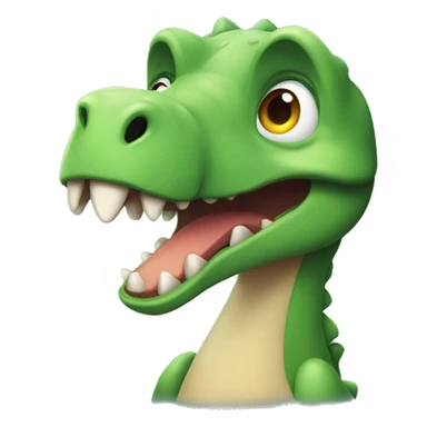 Sad dinosaur  sticker